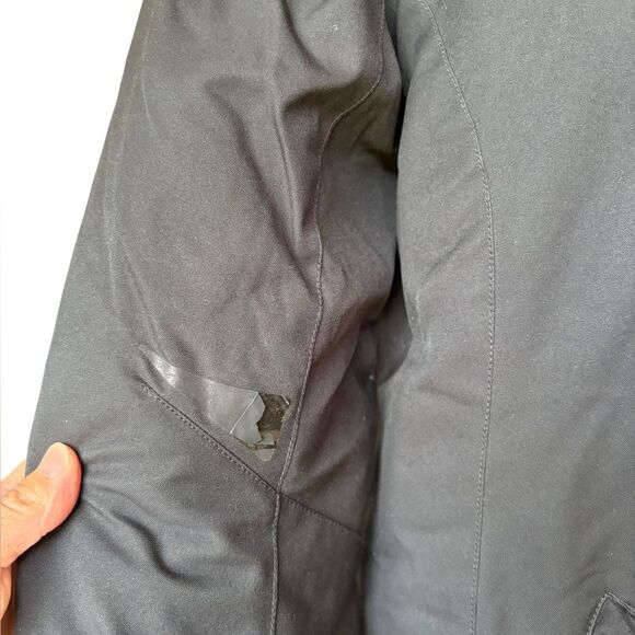 Spyder Duck Down Winter Jacket Black Shell Pink Interior Womens Size 10 Medium - Picture 10 of 16